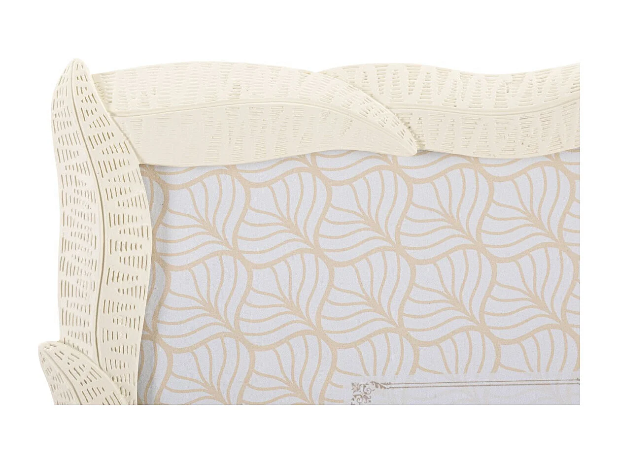 Cadre Photo Déco Feuilles "Snake" 20x25cm Crème