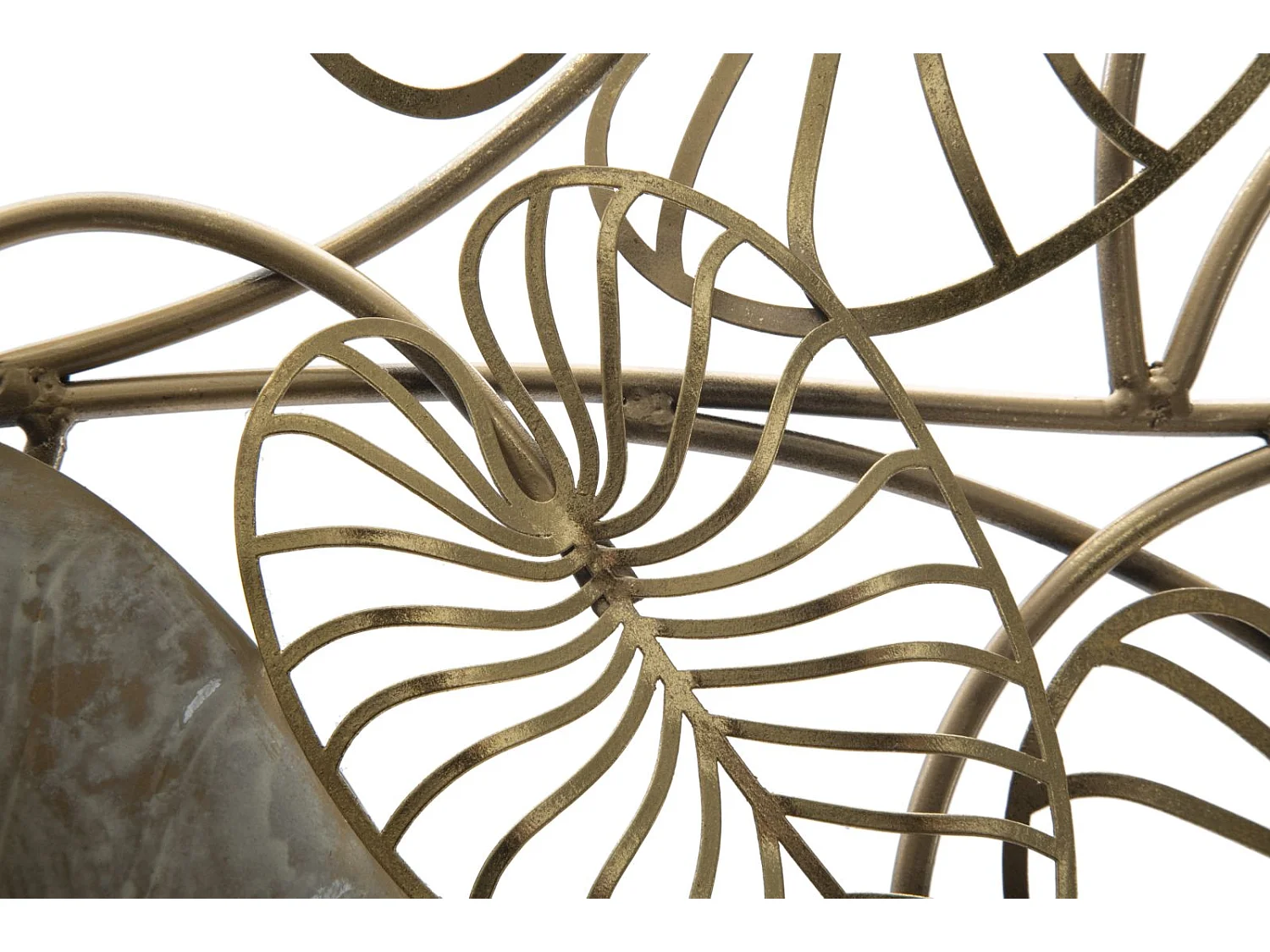 Pannello decorativo 3D in metallo multicolore cm 131x4,5x61