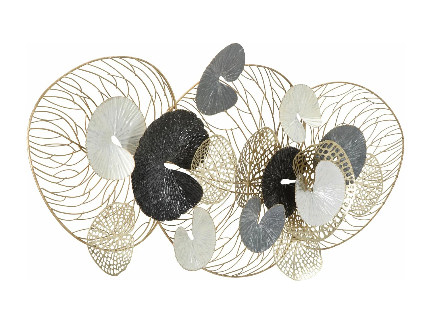 Décoration Murale en Métal "Luxy" 124cm Multicolore