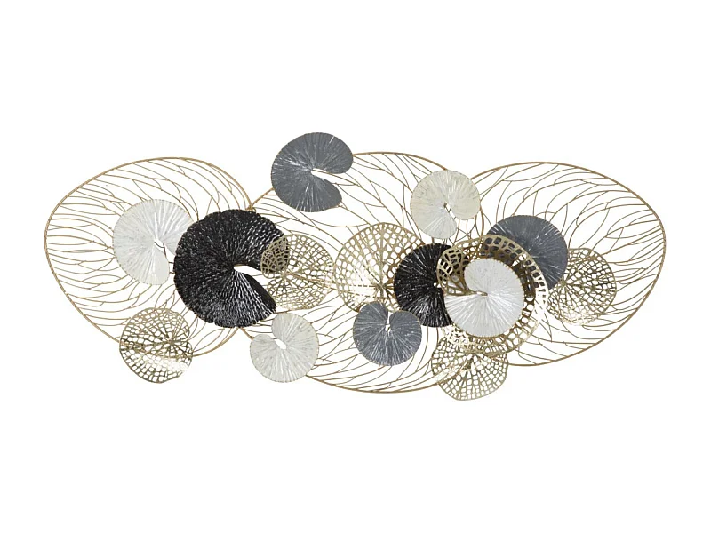 Décoration Murale en Métal "Luxy" 124cm Multicolore