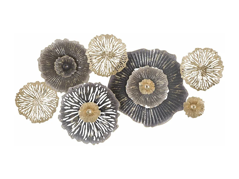 Décoration Murale en Métal "Browny" 96cm Multicolore