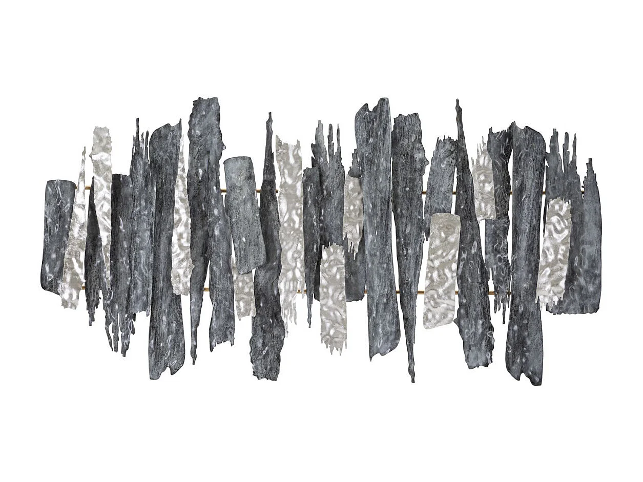 Décoration Murale en Métal "Sculpt" 122cm Multicolore