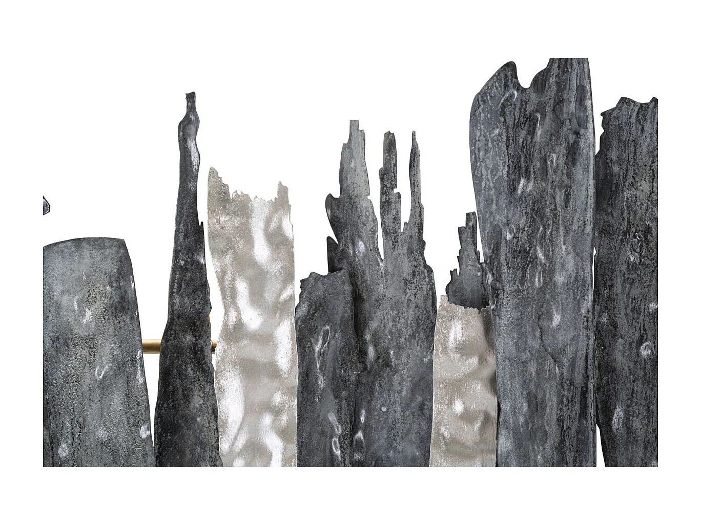 Décoration Murale en Métal "Sculpt" 122cm Multicolore