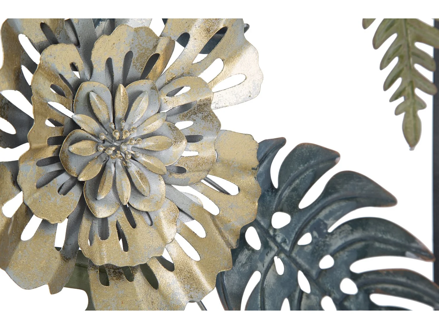 Décoration Murale Encadrée en Métal "Too" 88cm Multicolore