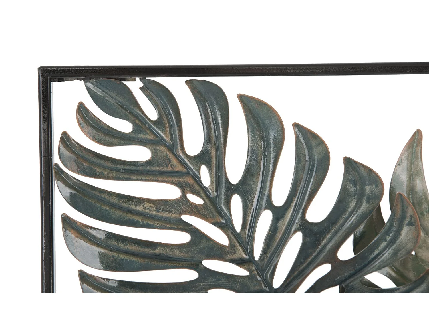 Décoration Murale Encadrée en Métal "Too" 88cm Multicolore