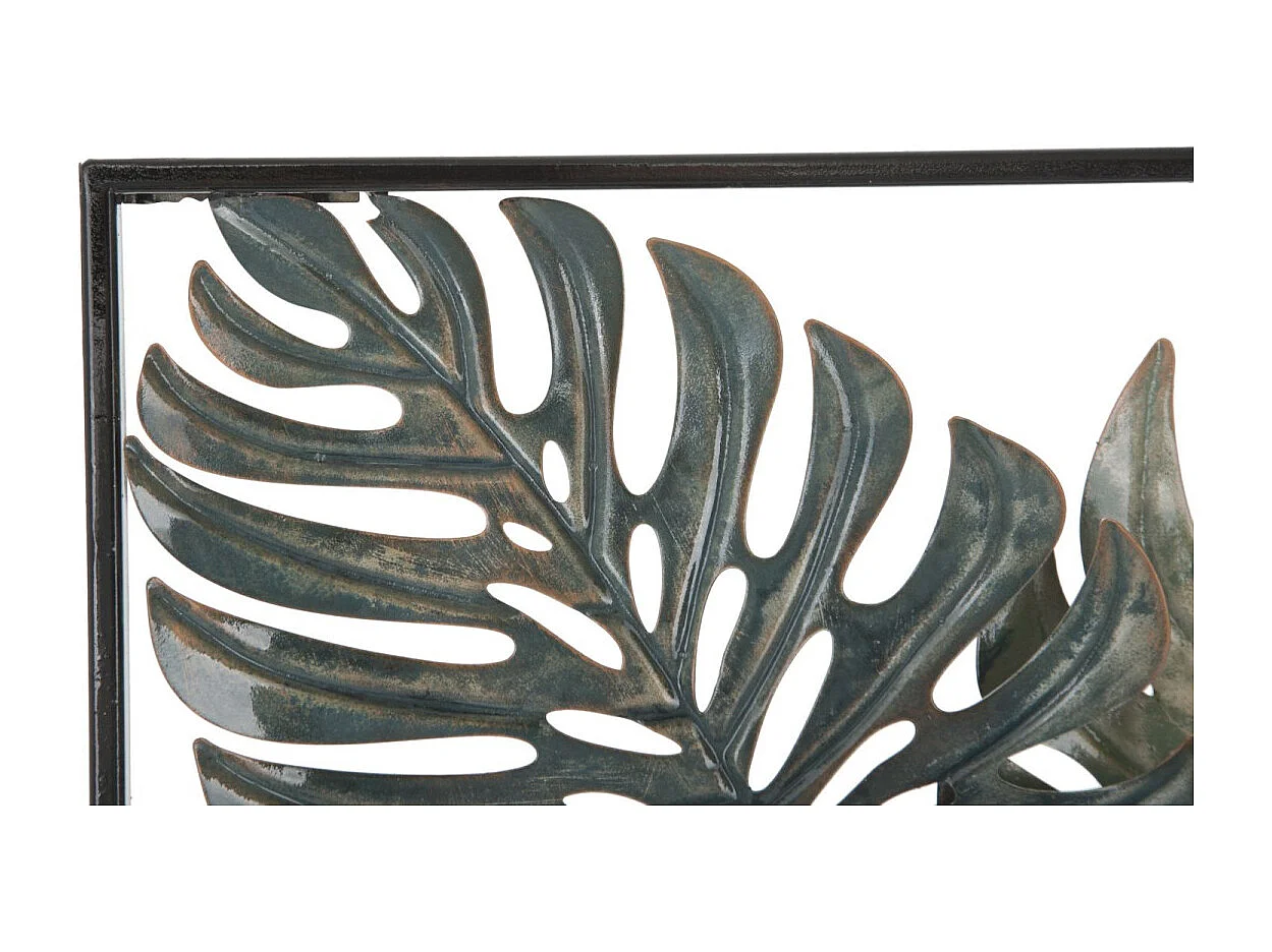 Décoration Murale Encadrée en Métal "Too" 88cm Multicolore