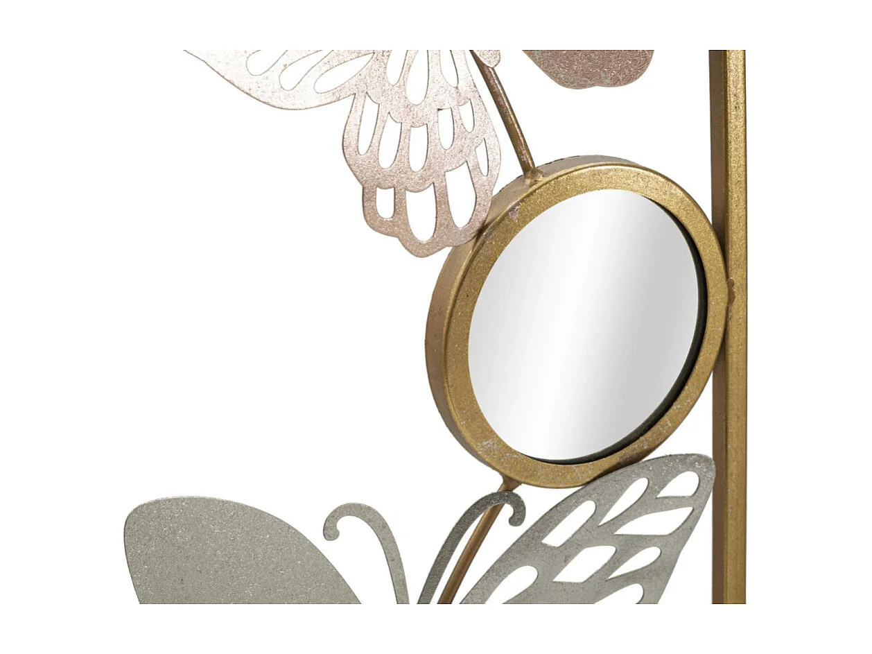 Décoration Murale Encadrée 3 Miroirs "Buttys" 90cm Multicolore