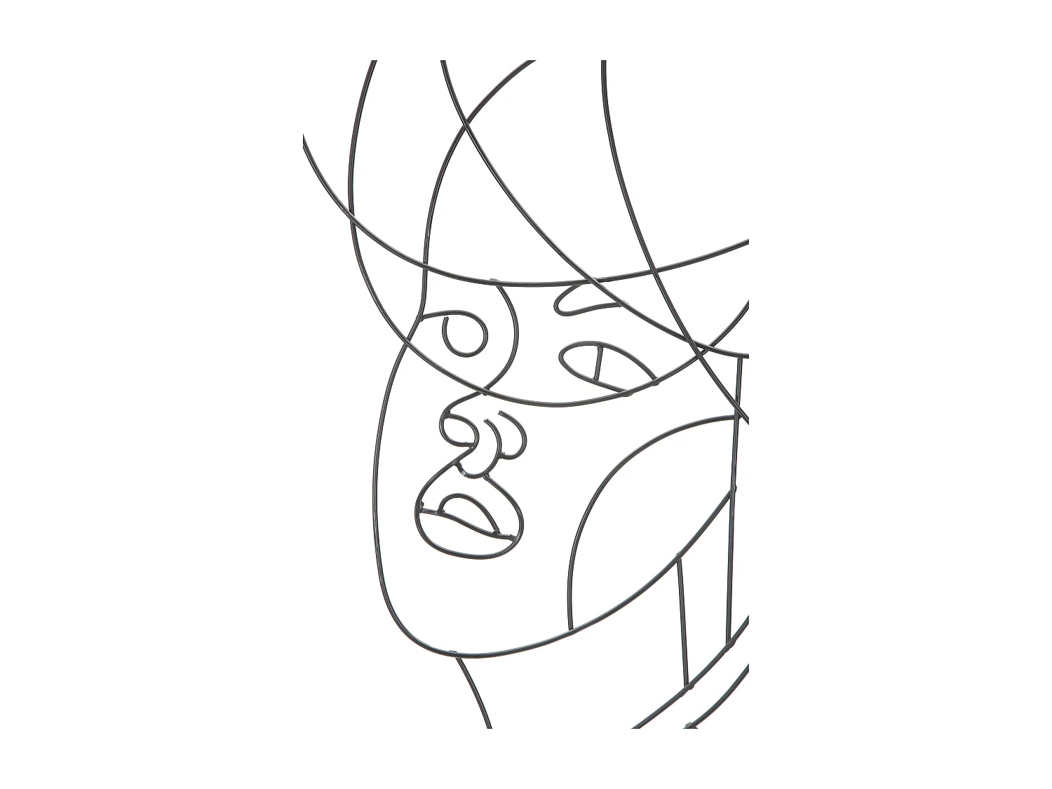 Décoration Murale Ronde en Métal "Reddy" 61cm Multicolore