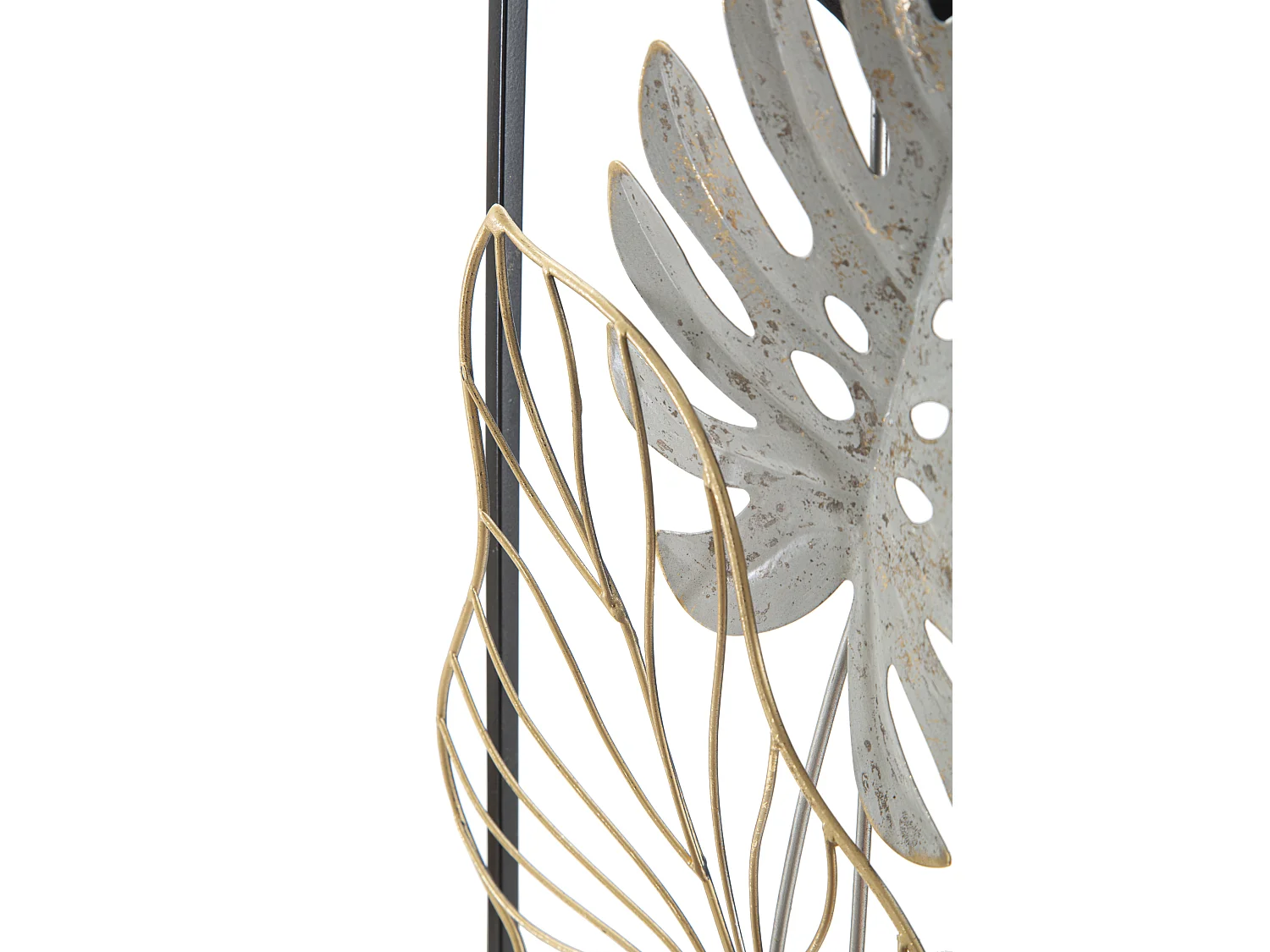 Décoration Murale Encadrée en Métal "Plam" 74cm Multicolore