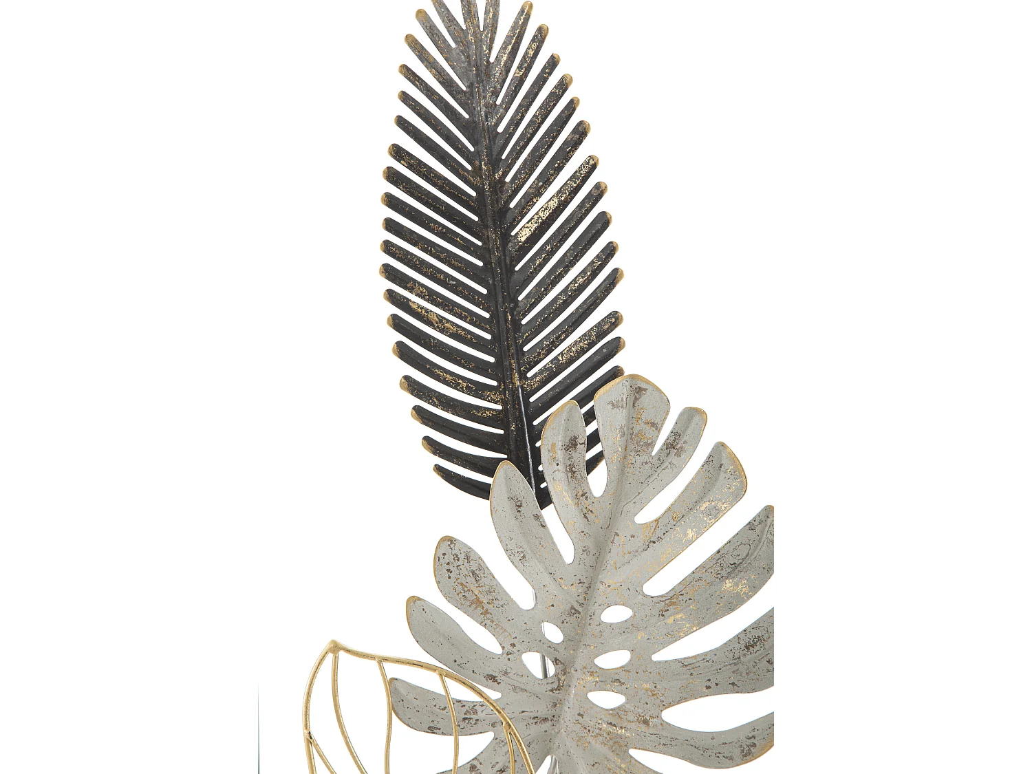 Décoration Murale Encadrée en Métal "Plam" 74cm Multicolore