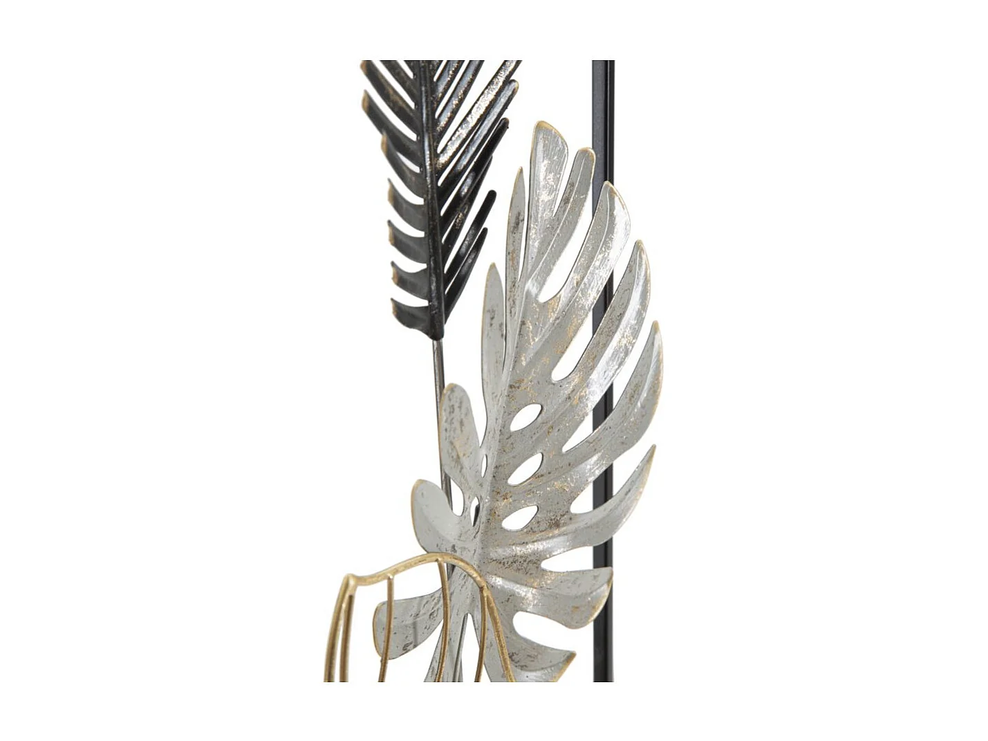 Décoration Murale Encadrée en Métal "Plam" 74cm Multicolore