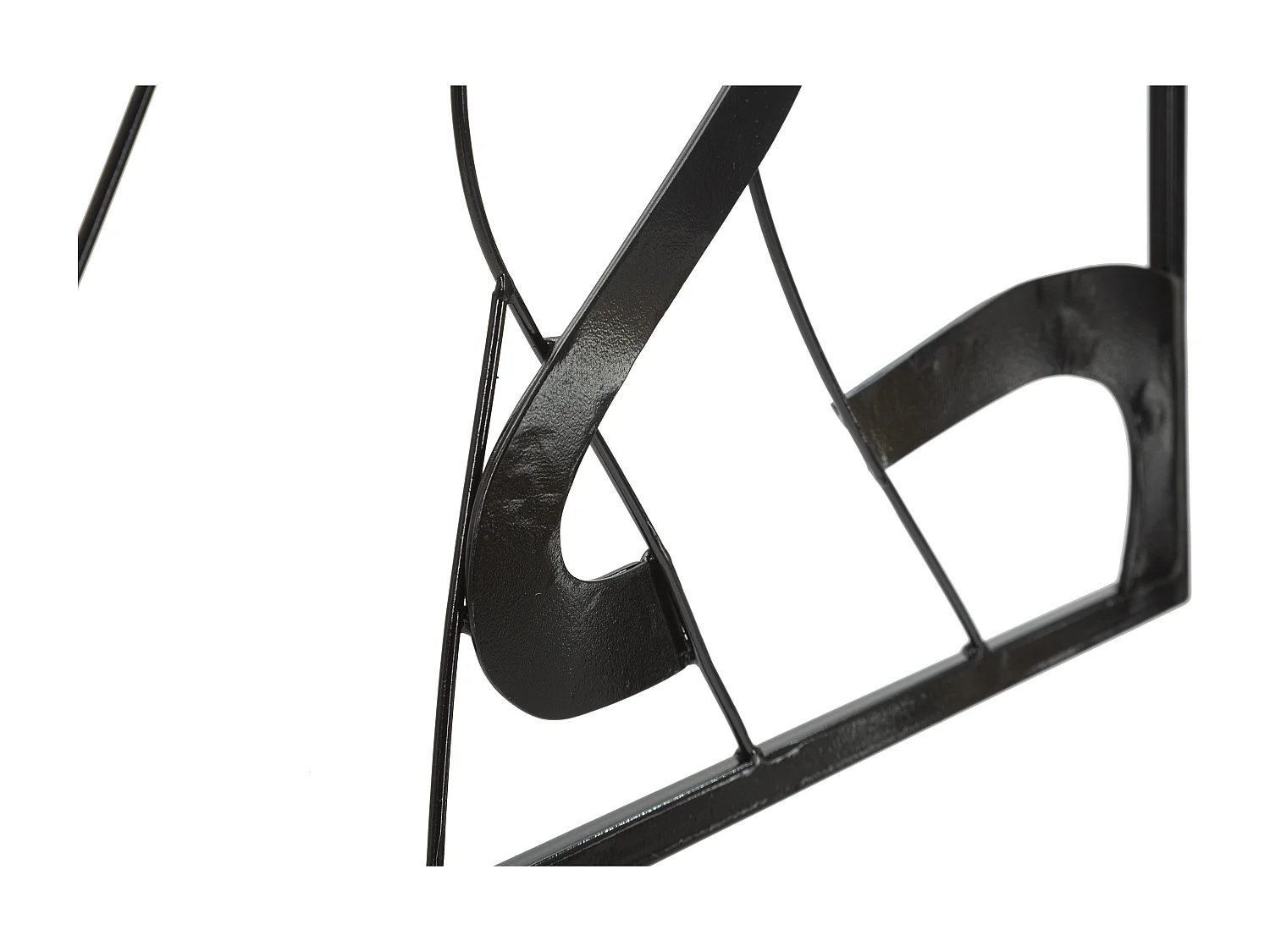 Panneau décoratif 3D en métal noir mani cm 60x1x90