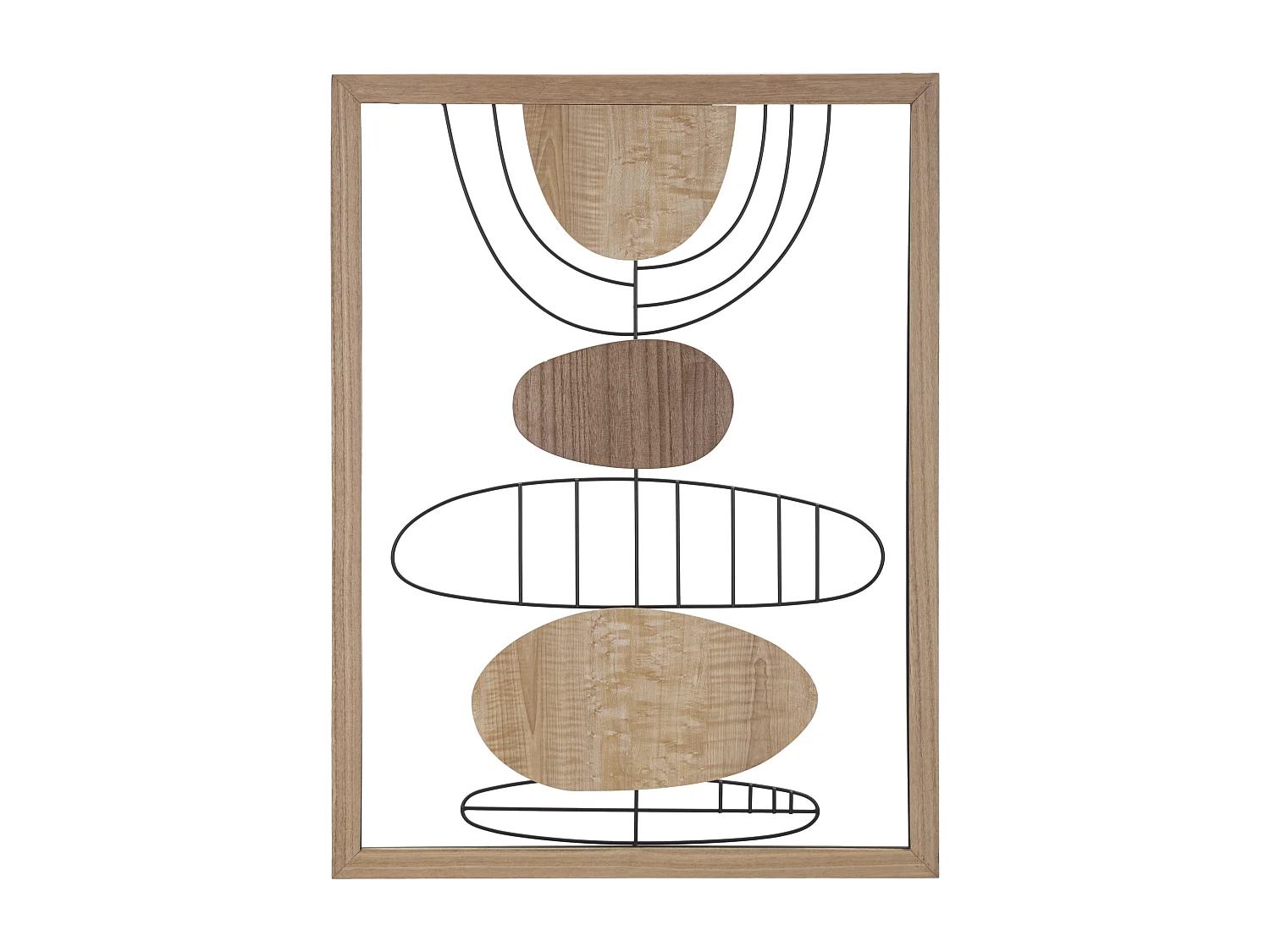 Décoration Murale Encadrée "Astroy" 80cm Naturel