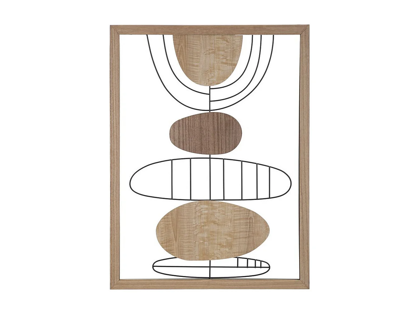 Décoration Murale Encadrée "Astroy" 80cm Naturel