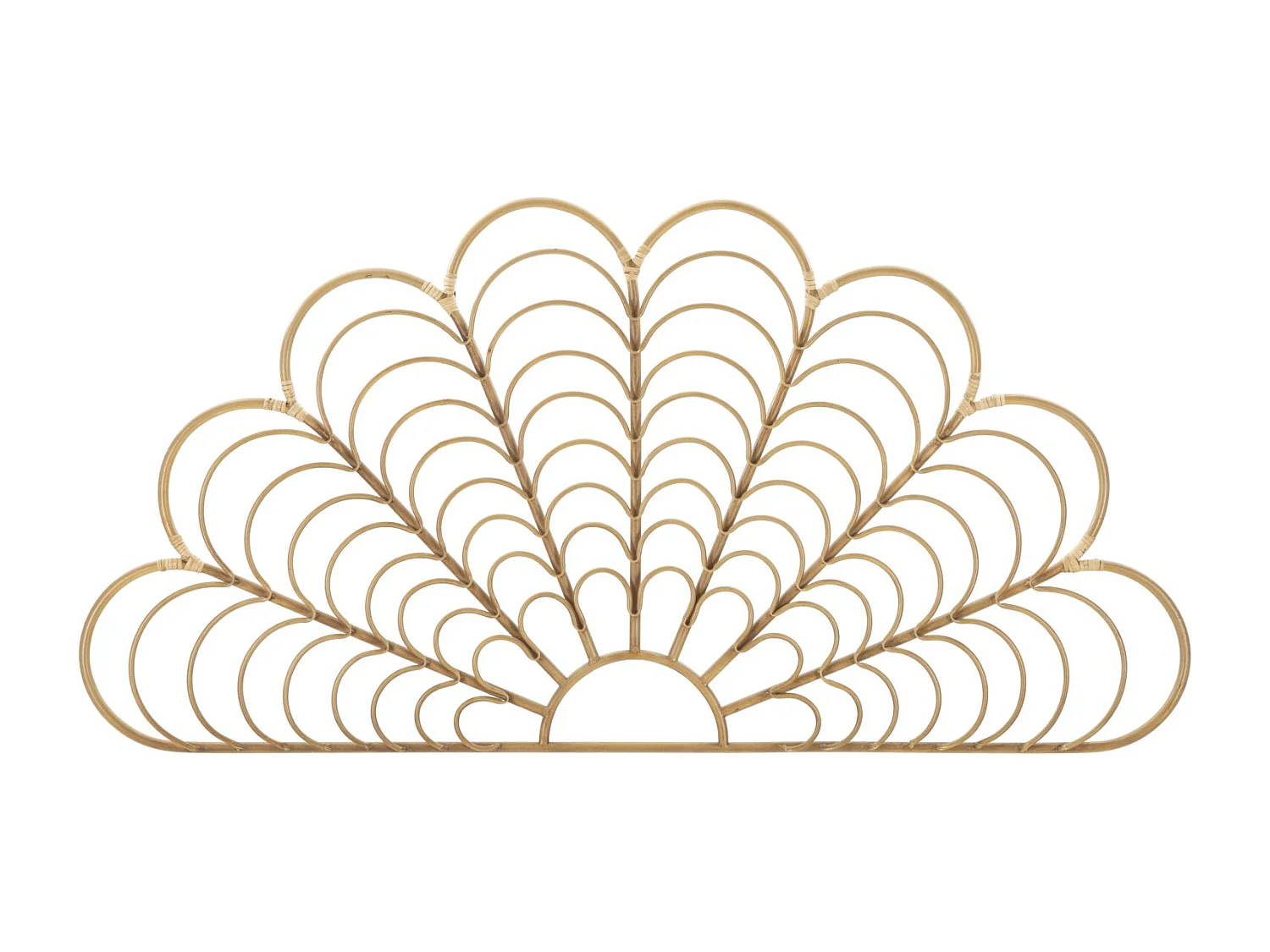 Décoration Murale en Métal "Panama" 160cm Marron