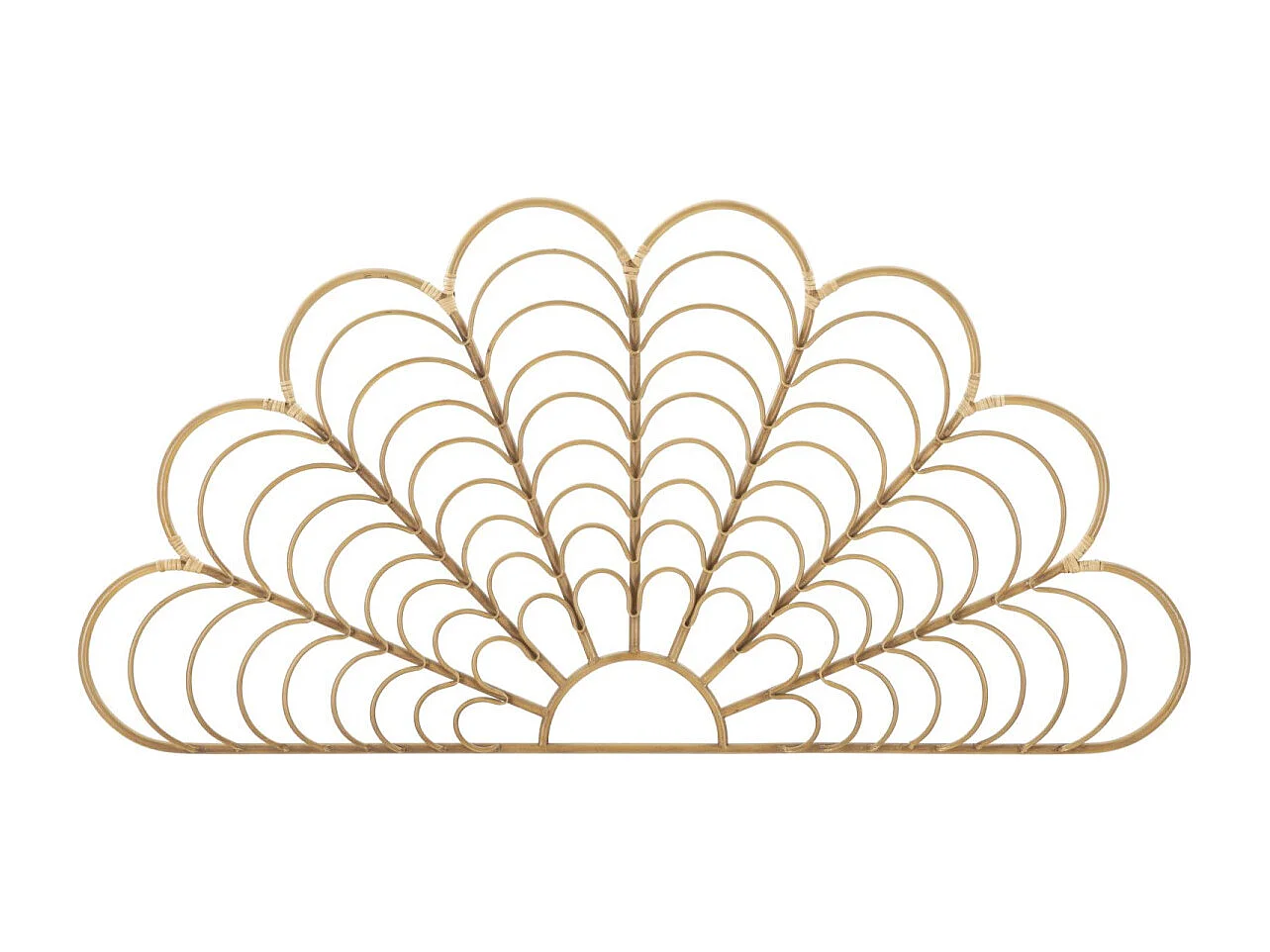 Décoration Murale en Métal "Panama" 160cm Marron