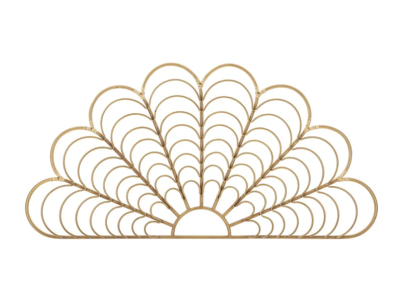 Décoration Murale en Métal "Panama" 160cm Marron