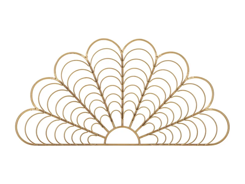 Décoration Murale en Métal "Panama" 160cm Marron