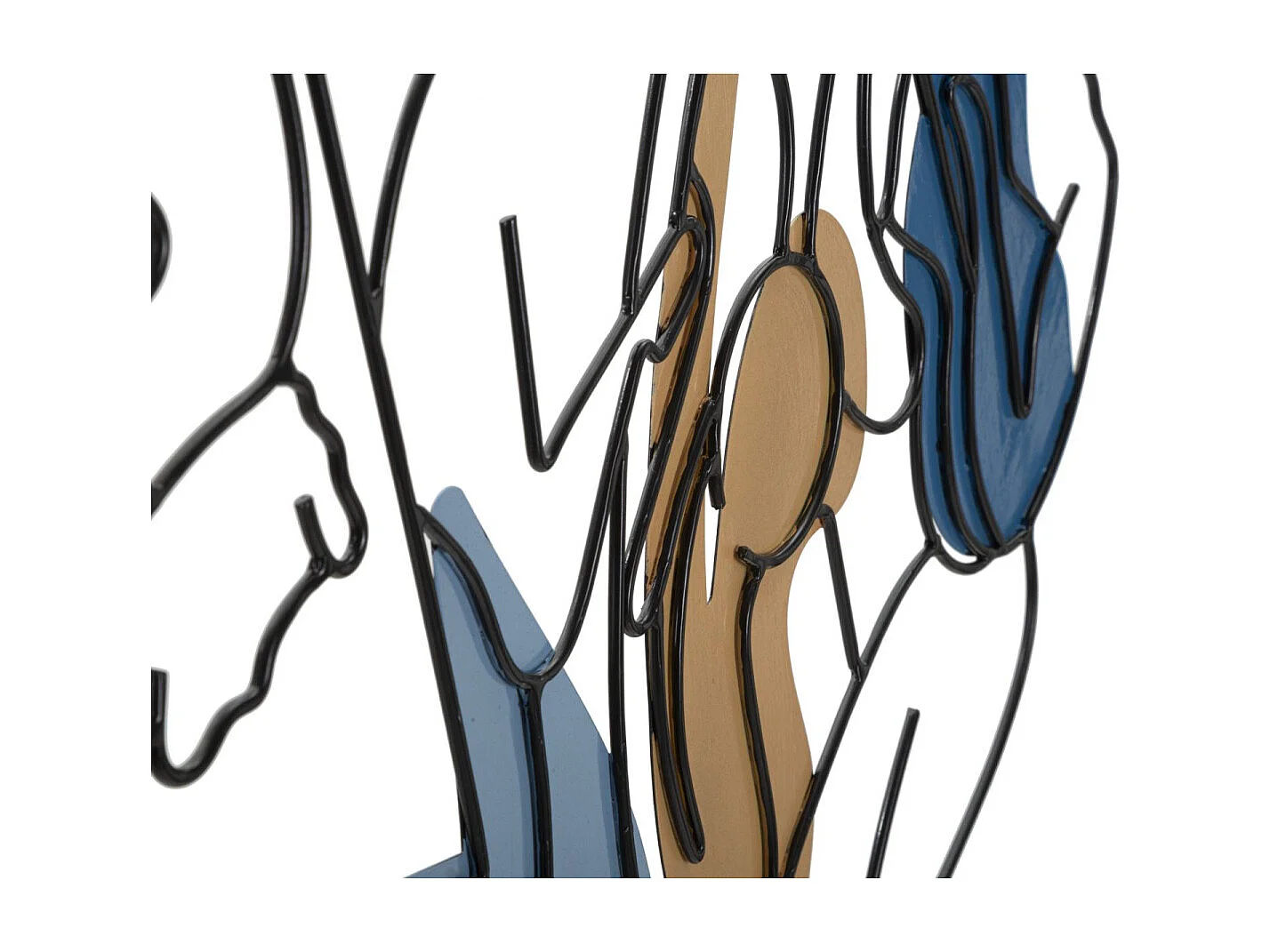 Décoration Murale en Métal "Jazz" 70cm Multicolore