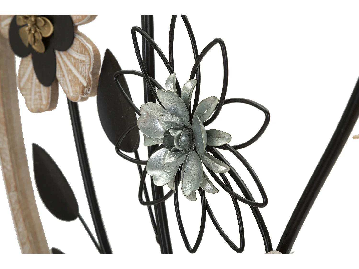 Décoration Murale Ronde Encadrée "Vasos" 50cm Multicolore