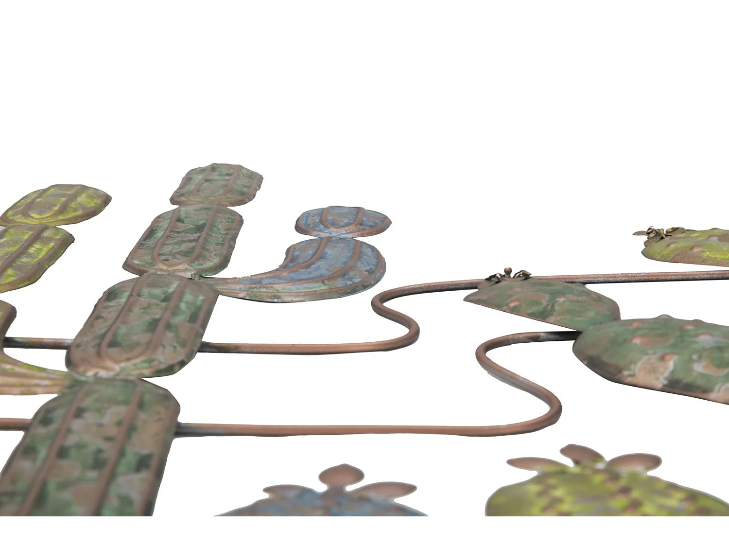 Décoration Murale en Métal "Cactus" 90cm Multicolore