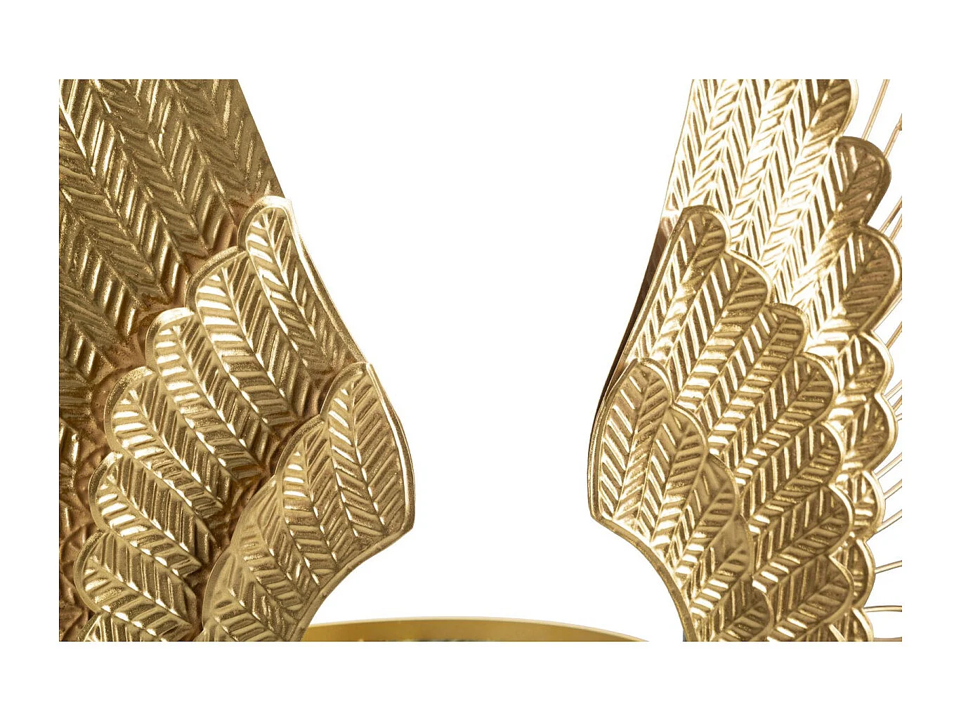 Lot de 2 Décorations Murales en Métal "Ali Plus" 105cm Or