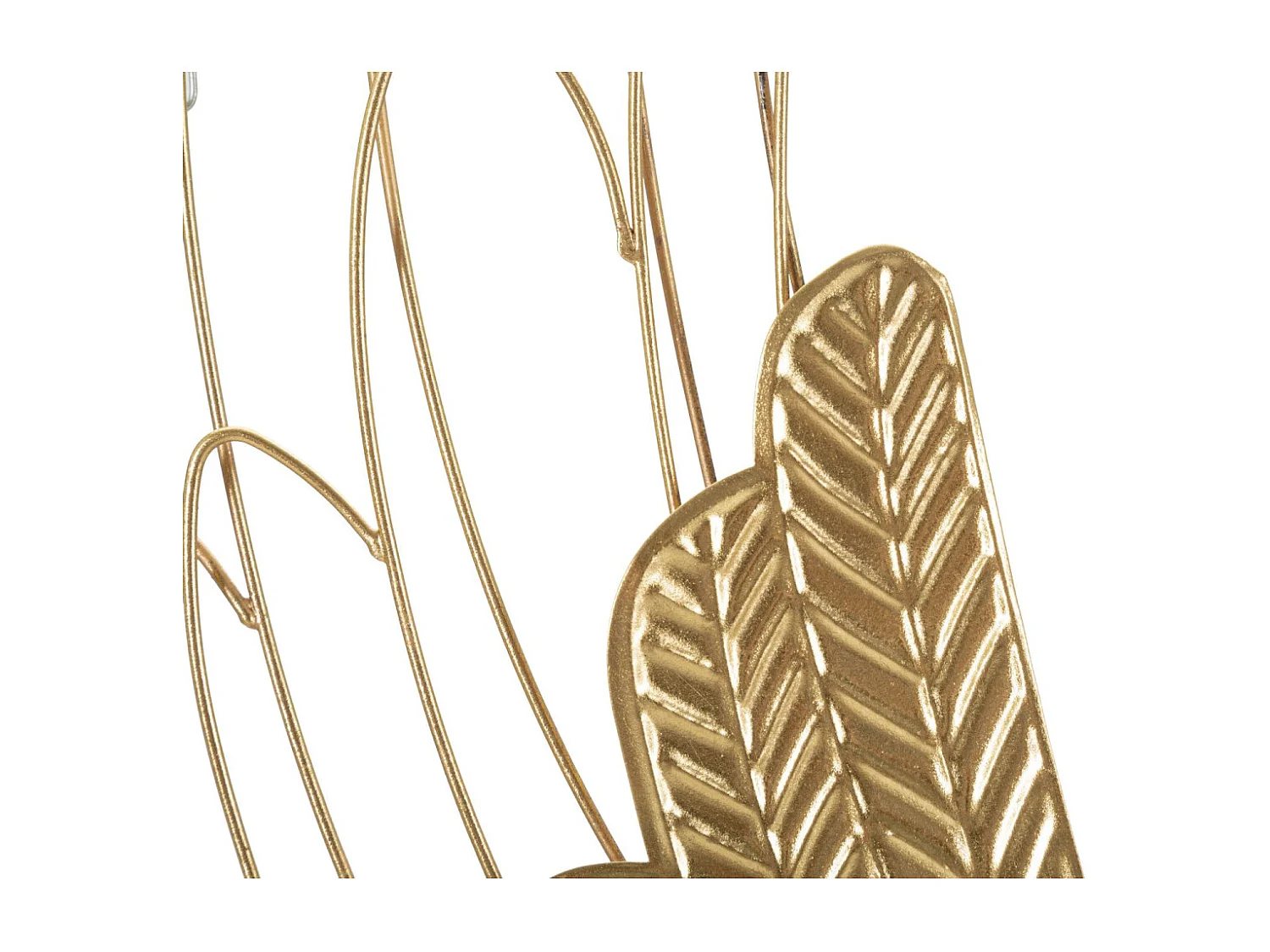 Lot de 2 Décorations Murales en Métal "Ali Plus" 105cm Or