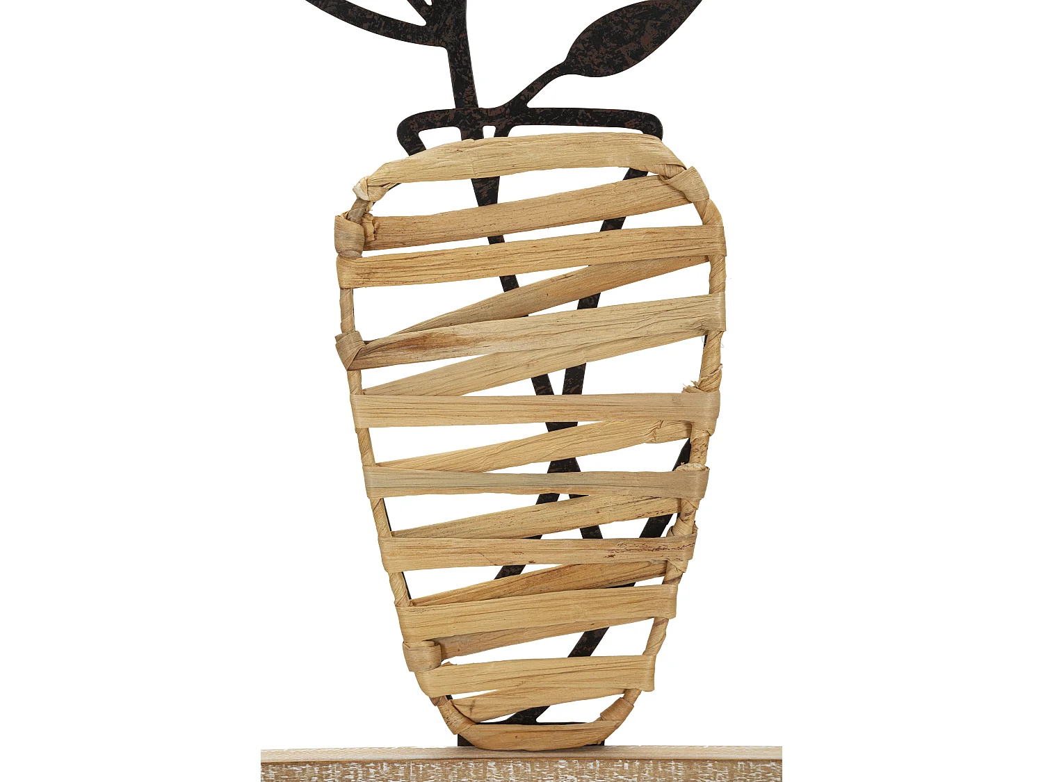 Pannello decorativo 3D in metallo legno multicolore cm 40x3,5x80