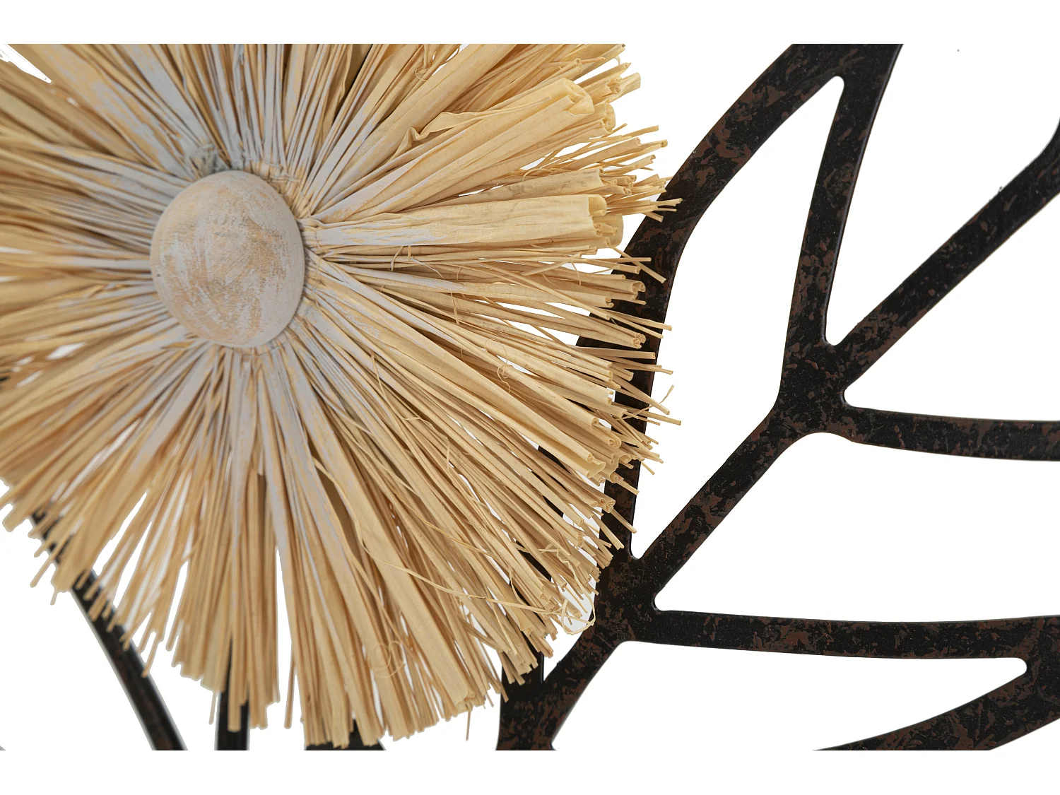 Pannello decorativo 3D in metallo legno multicolore cm 40x3,5x80