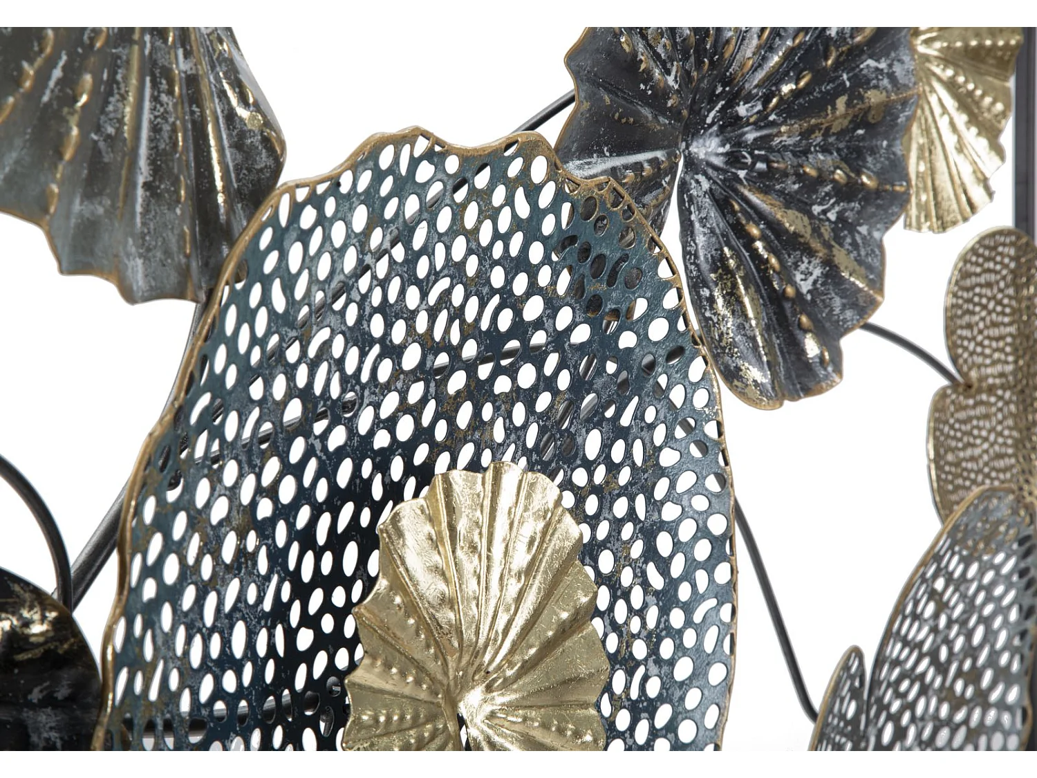 Pannello decorativo 3D in metallo multicolore cm 134,5x8x68,5