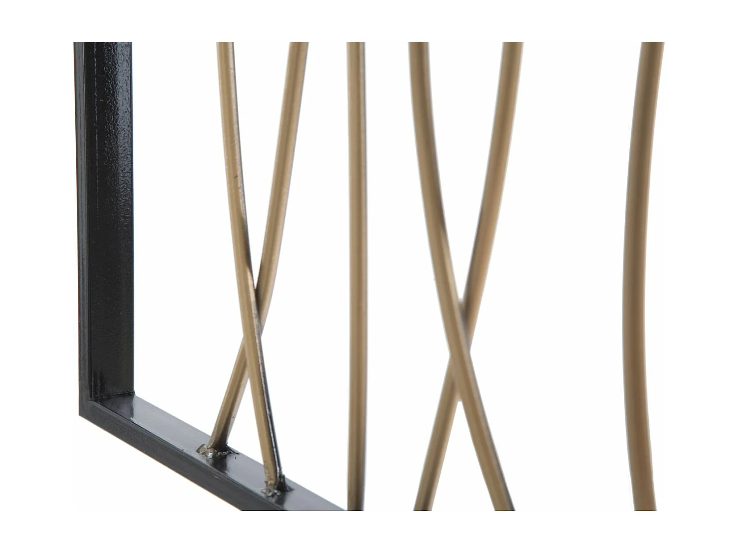 Pannello decorativo 3D in metallo multicolore cm 66x4,5x100