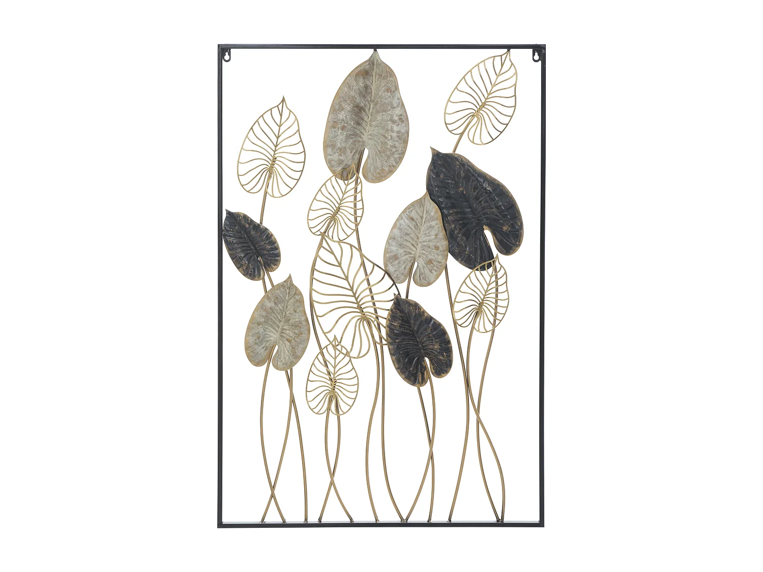 Décoration Murale Encadrée en Métal "Century" 100cm Multicolore