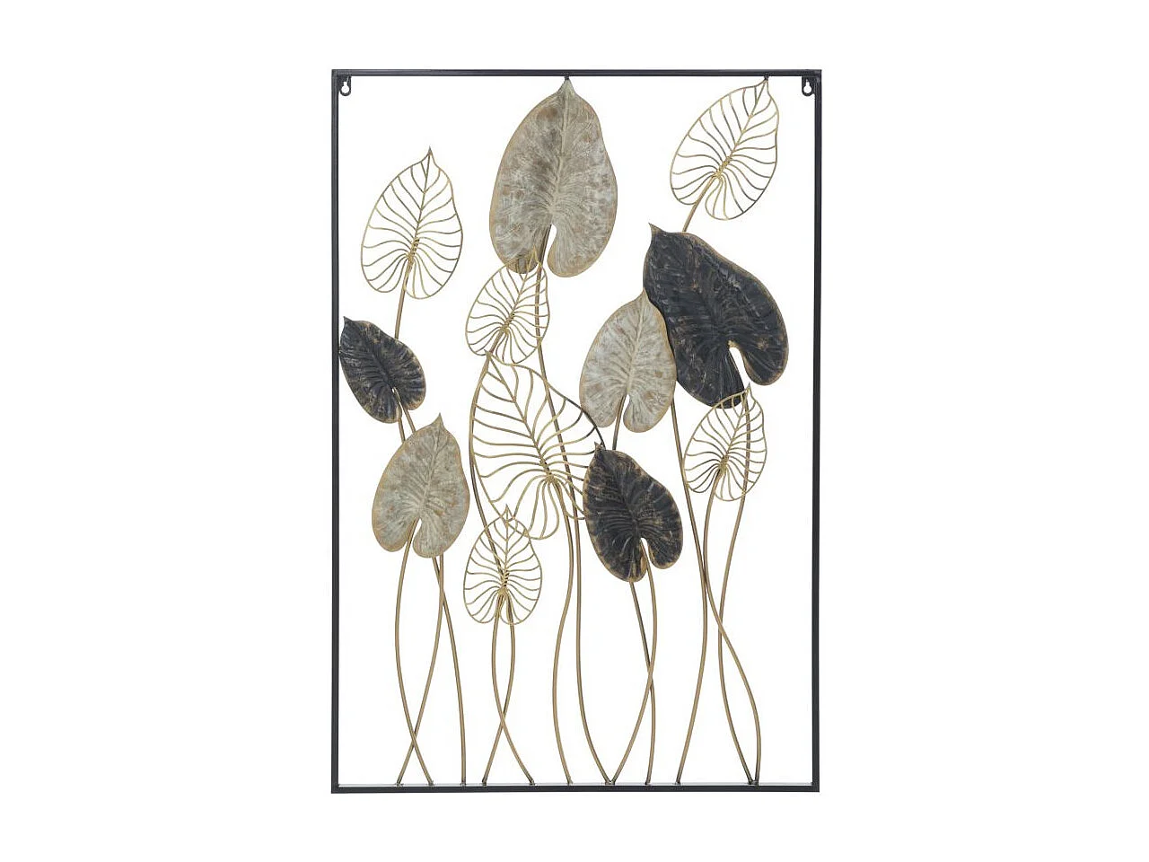 Décoration Murale Encadrée en Métal "Century" 100cm Multicolore