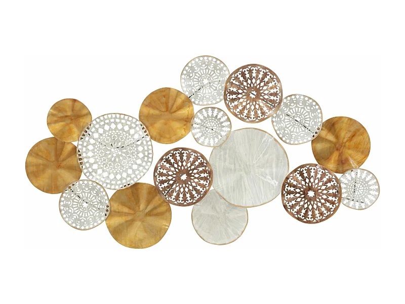 Décoration Murale en Métal "Triby" 125cm Multicolore