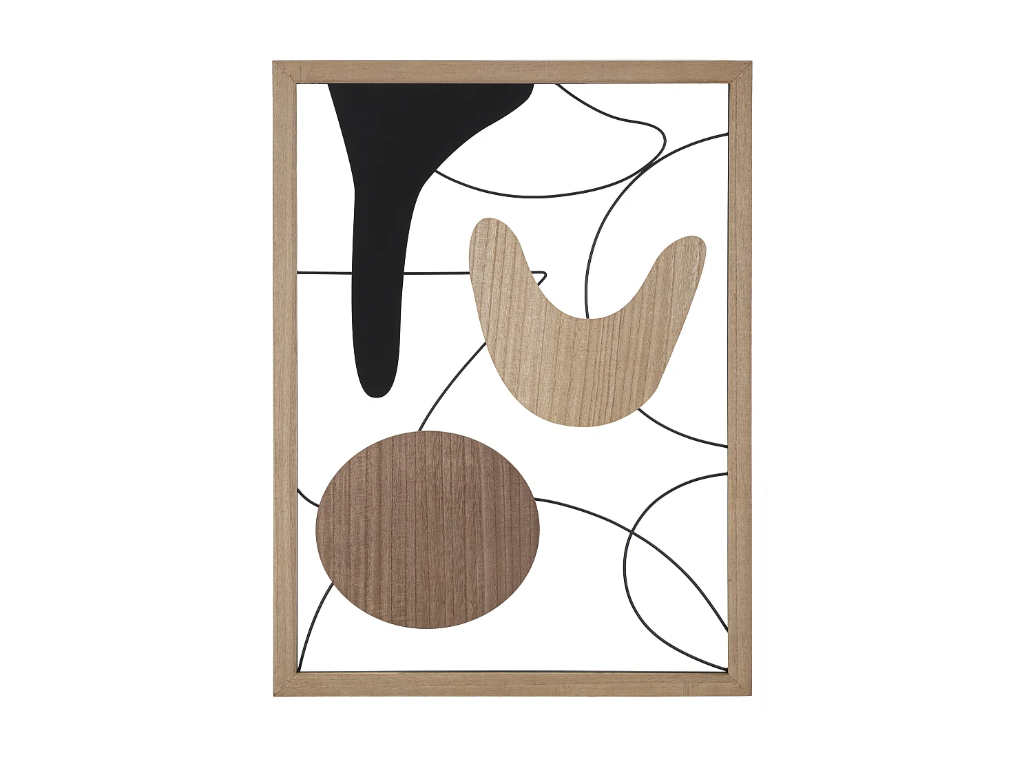 Décoration Murale Encadrée "Astroys" 80cm Naturel