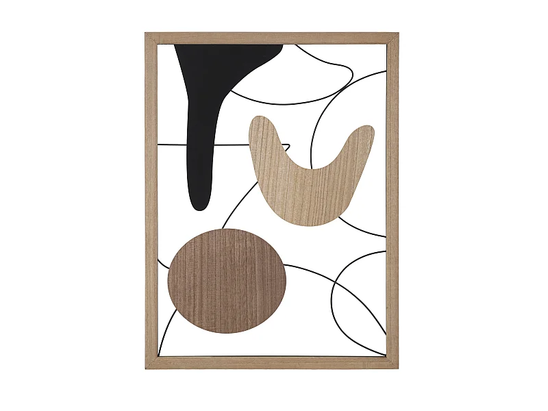 Décoration Murale Encadrée "Astroys" 80cm Naturel