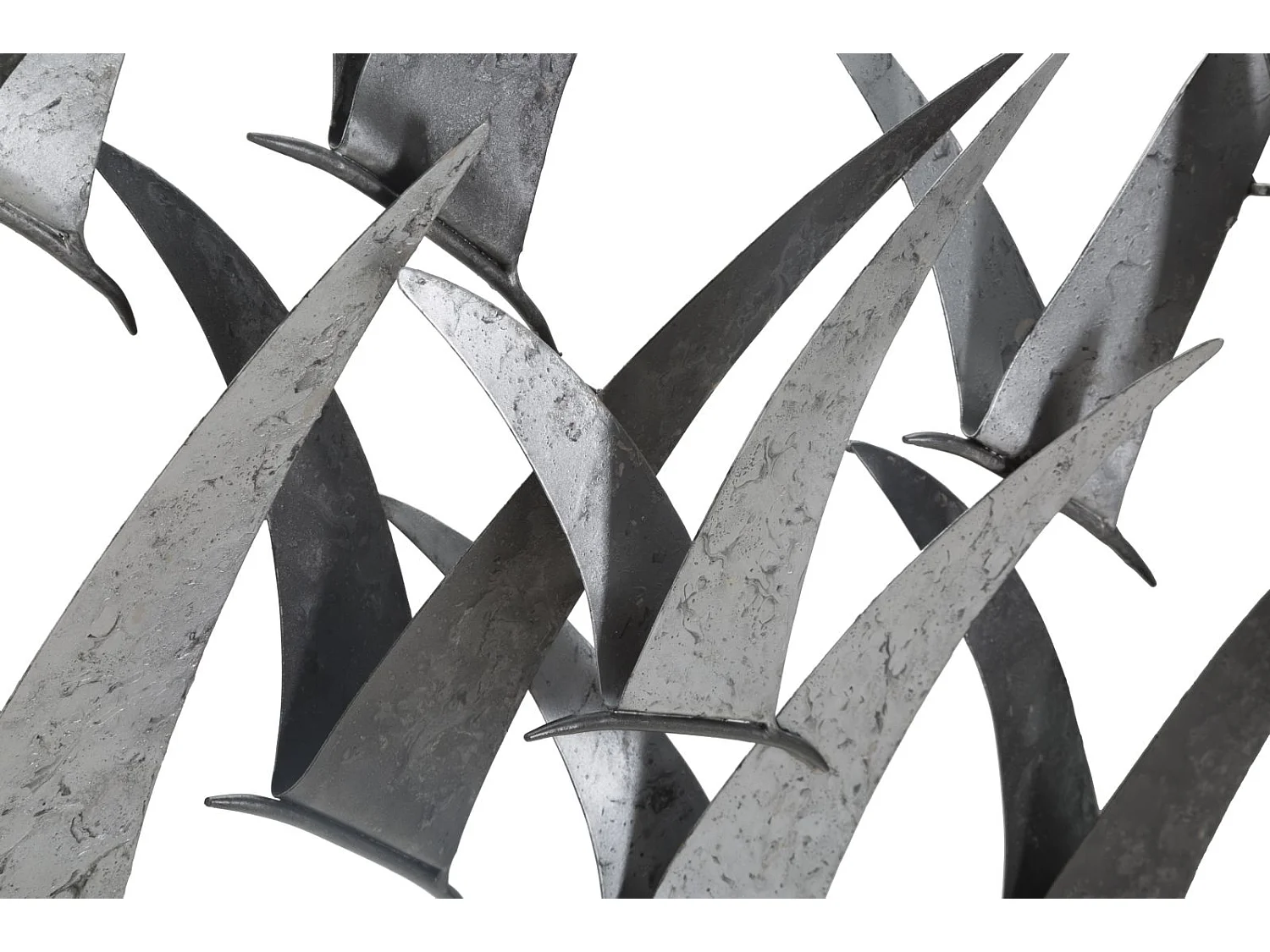 Décoration Murale en Métal "Gabbiani" 93cm Gris