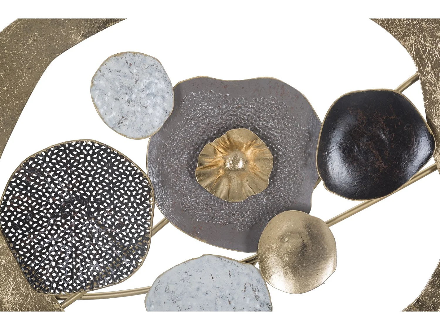 Décoration Murale en Métal "Indry" 121cm Multicolore