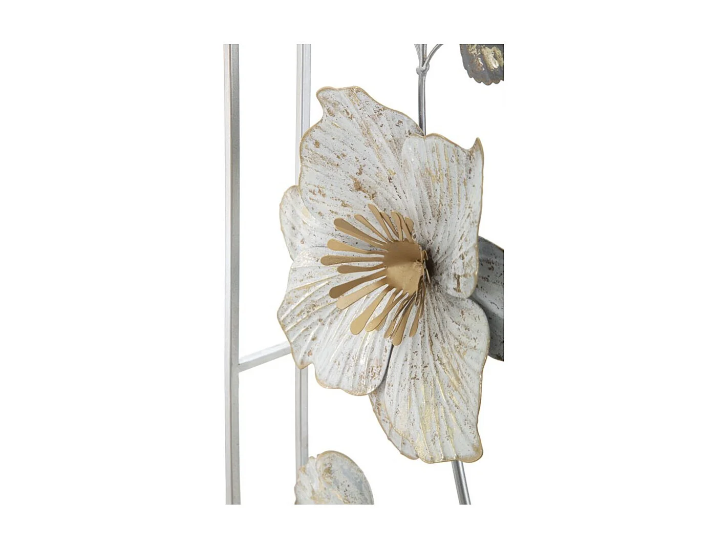 Décoration Murale Encadrée en Métal "Flix" 90cm Multicolore