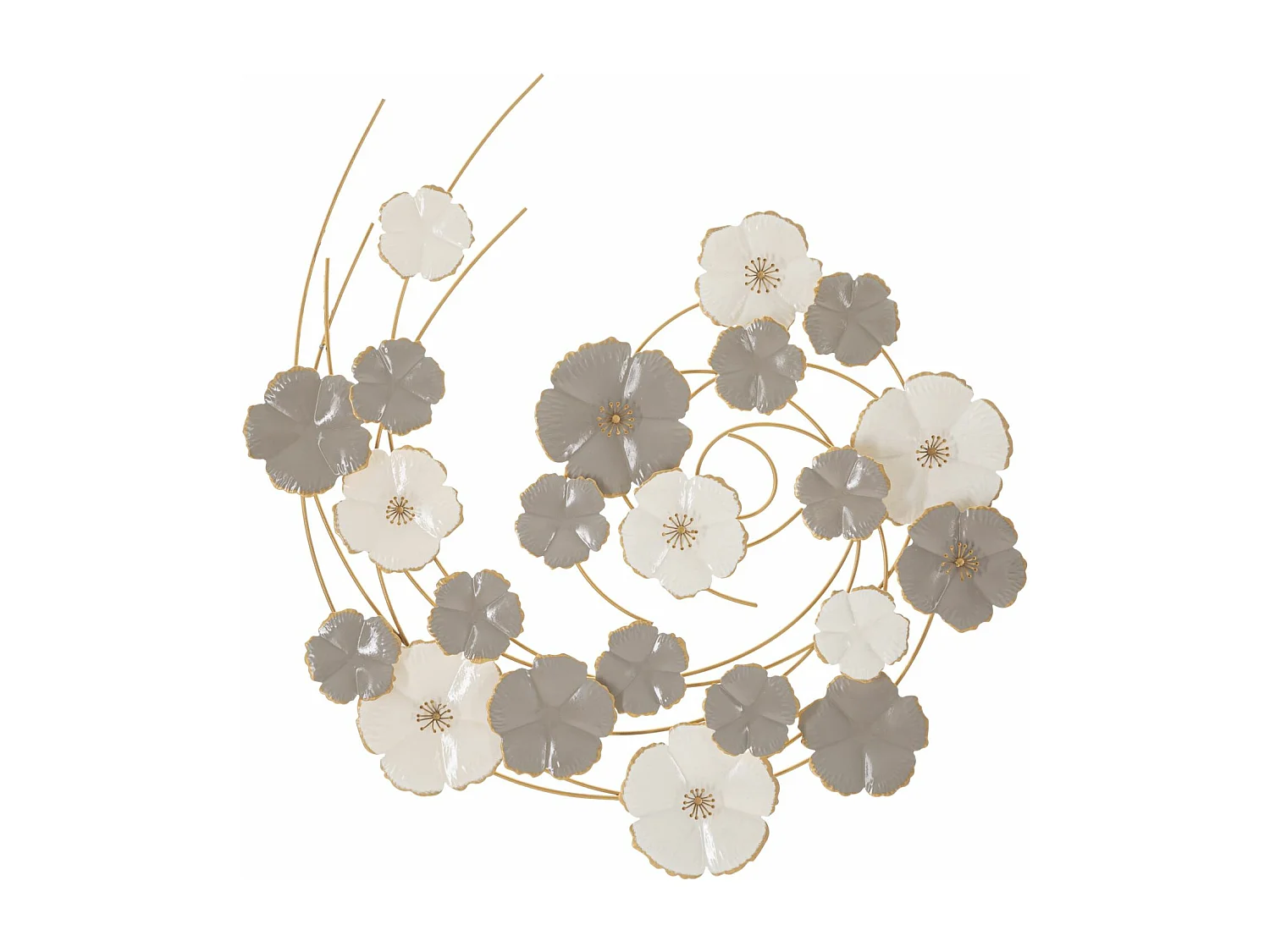 Décoration Murale en Métal "Lotly" 67cm Multicolore