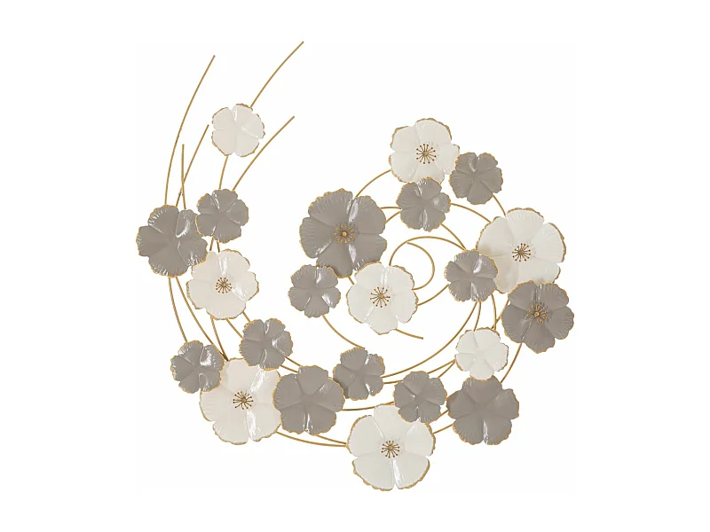 Décoration Murale en Métal "Lotly" 67cm Multicolore