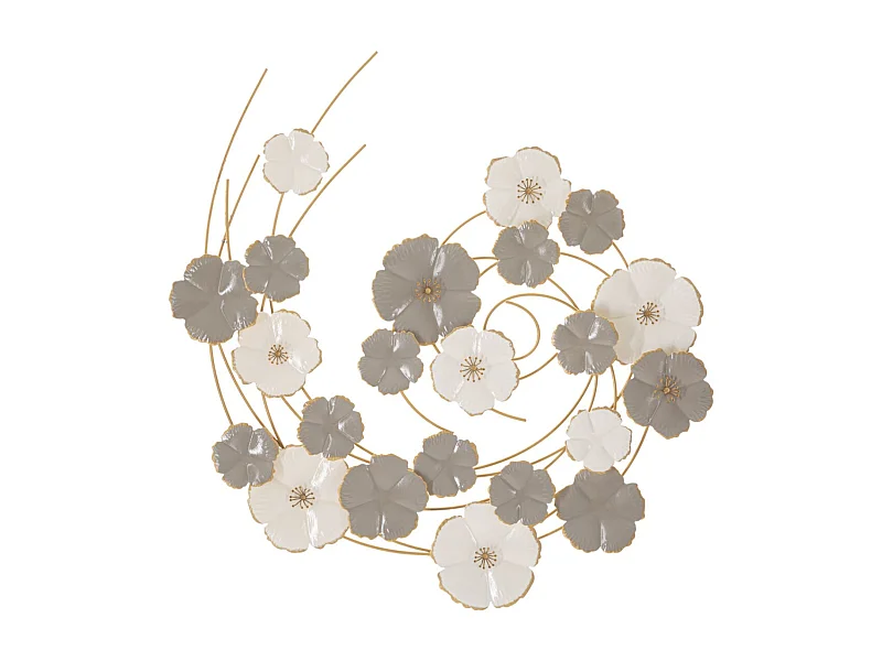 Décoration Murale en Métal "Lotly" 67cm Multicolore