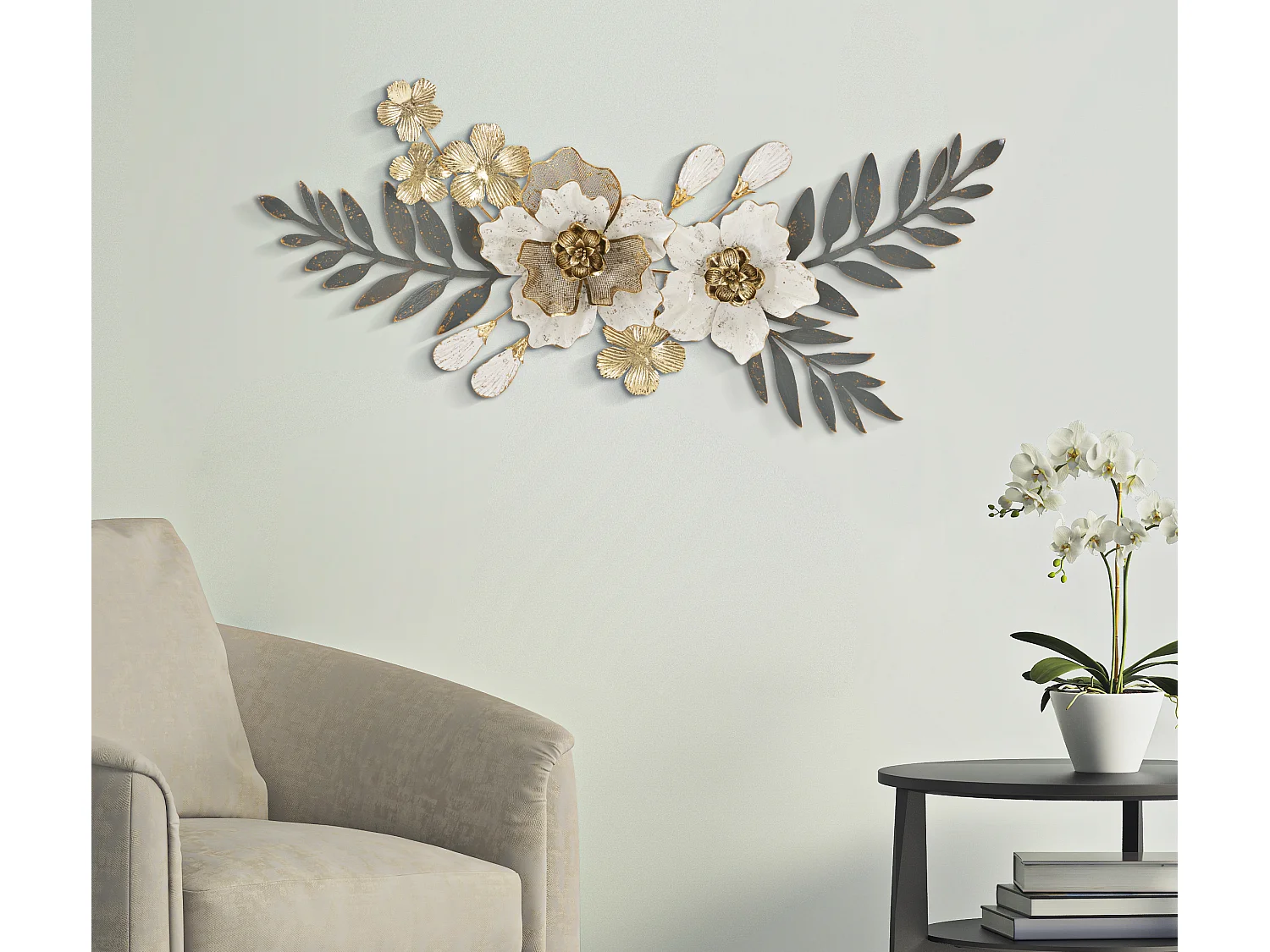 Décoration Murale en Métal "Greak" 90cm Multicolore