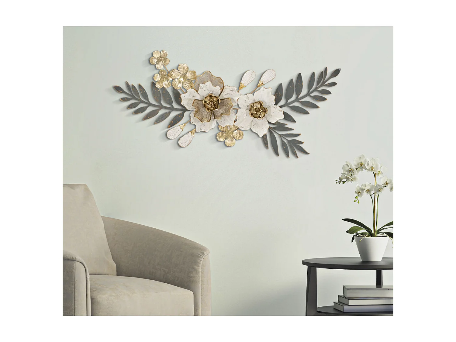 Décoration Murale en Métal "Greak" 90cm Multicolore