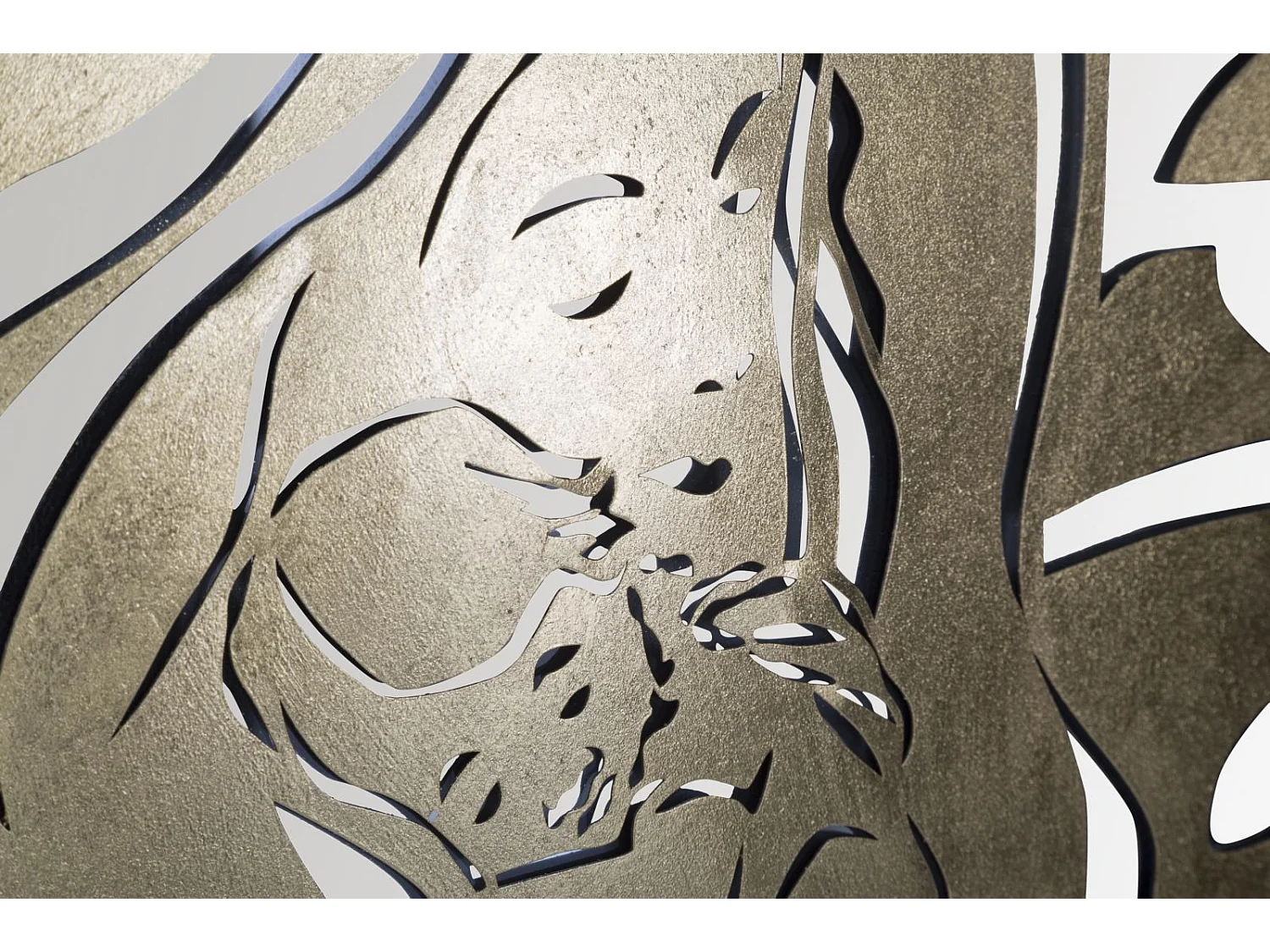 Décoration Murale en Métal "Nativity" 120cm Or