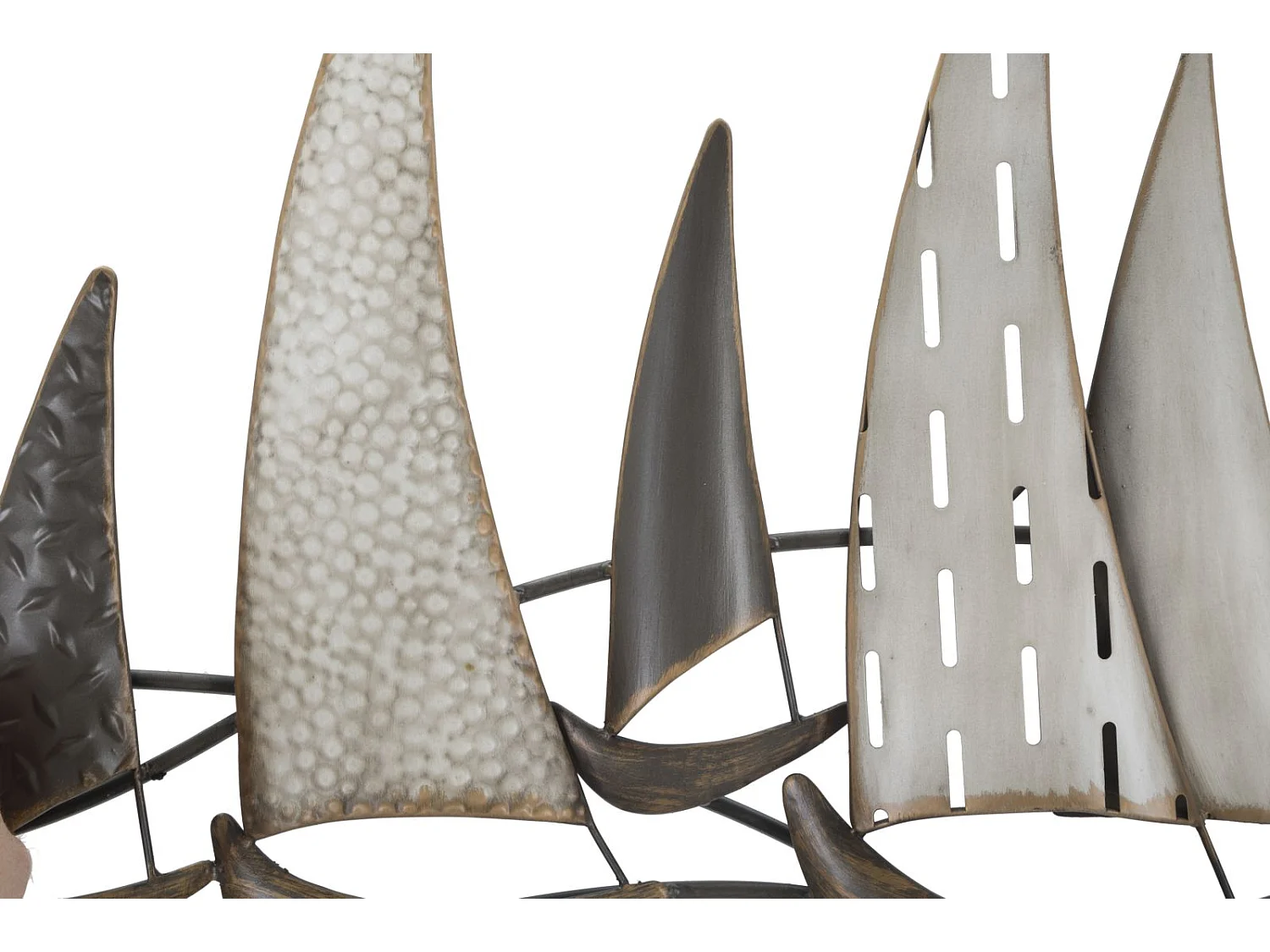 Décoration Murale en Métal "Regata" 100cm Multicolore