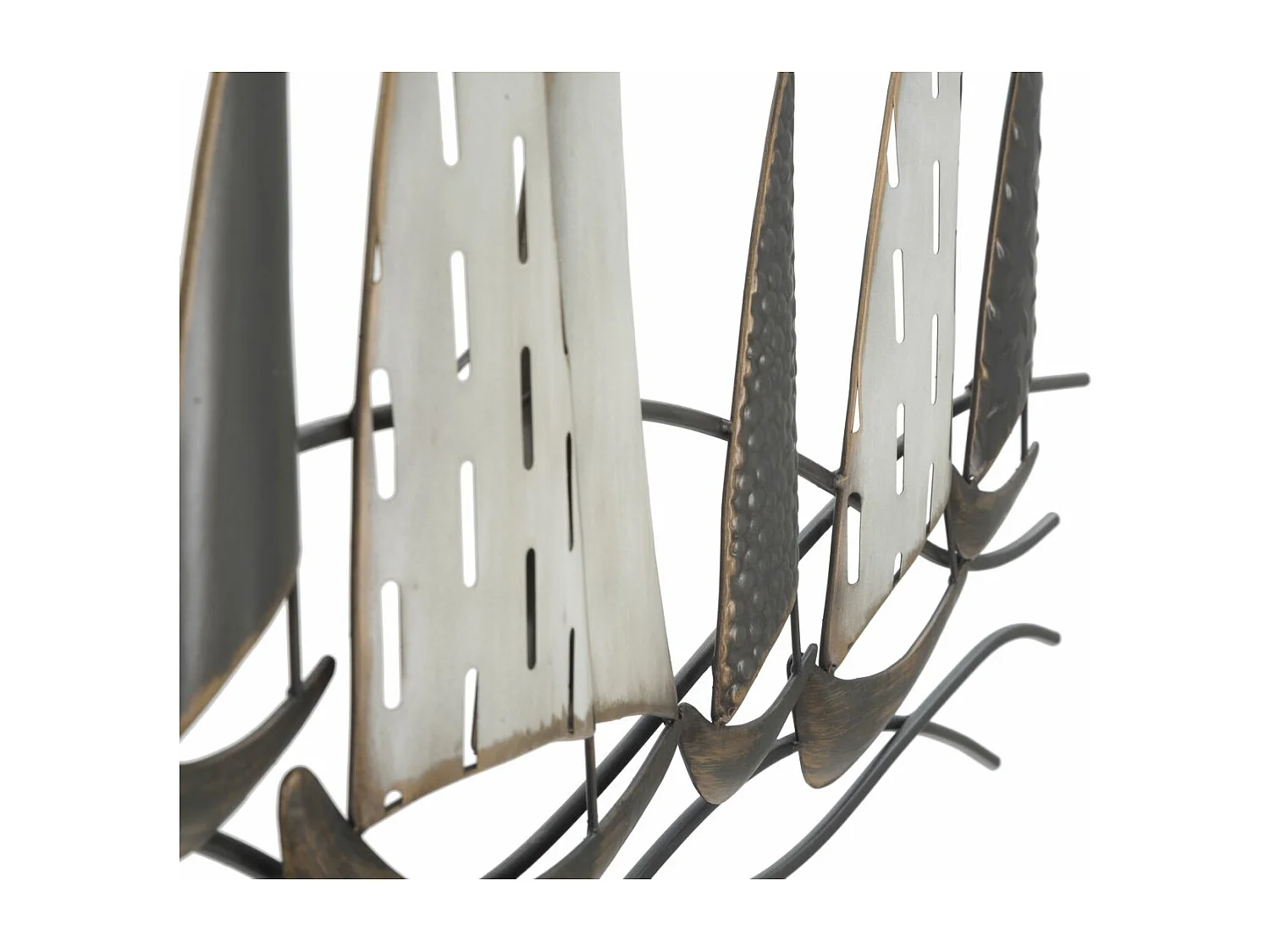 Décoration Murale en Métal "Regata" 100cm Multicolore