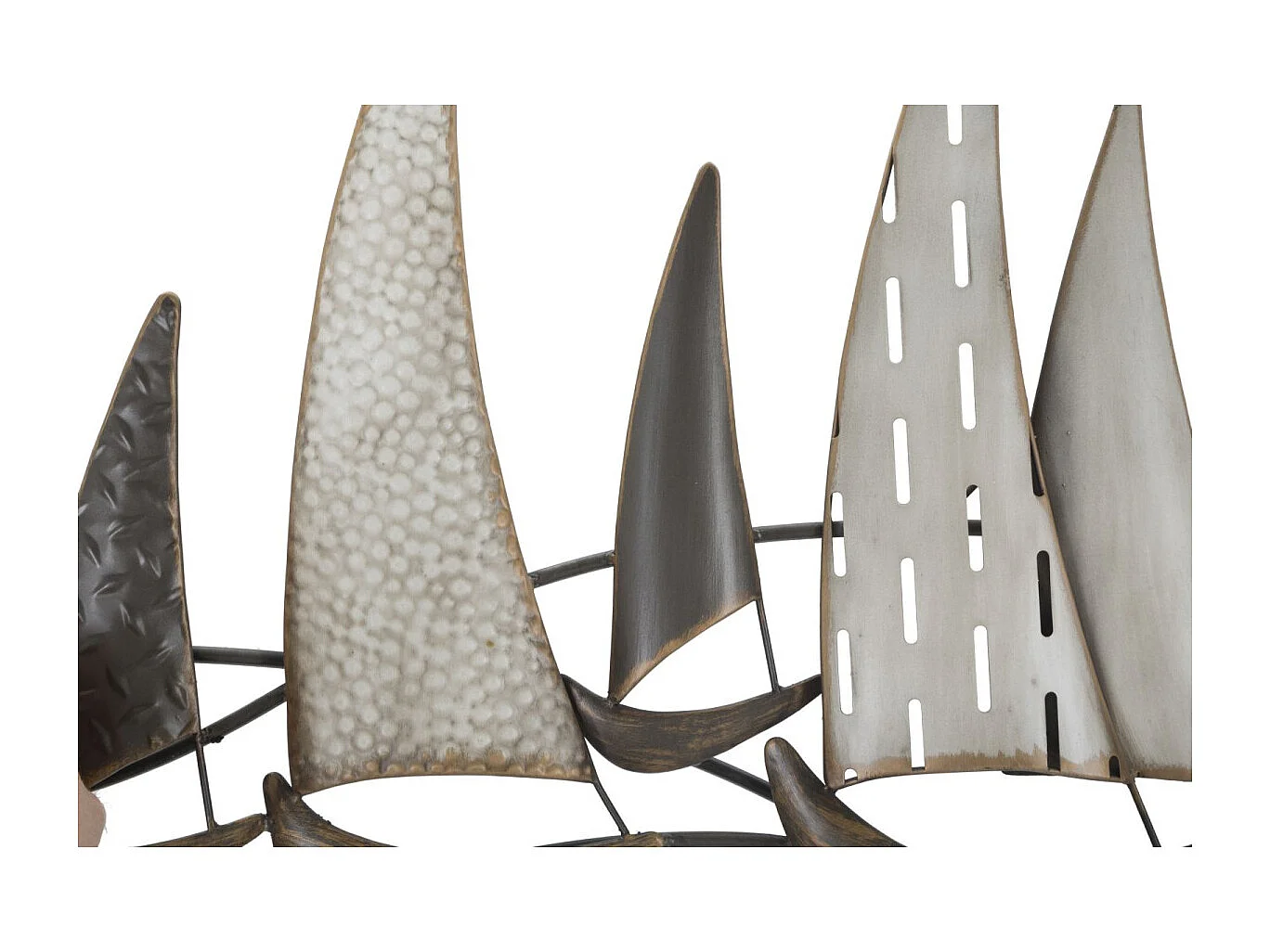 Décoration Murale en Métal "Regata" 100cm Multicolore