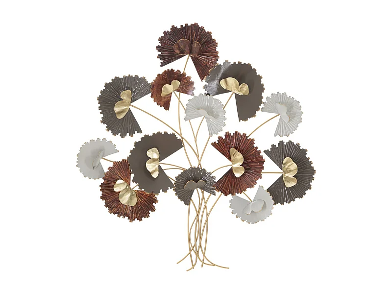 Décoration Murale en Métal "Reddy" 80cm Multicolore