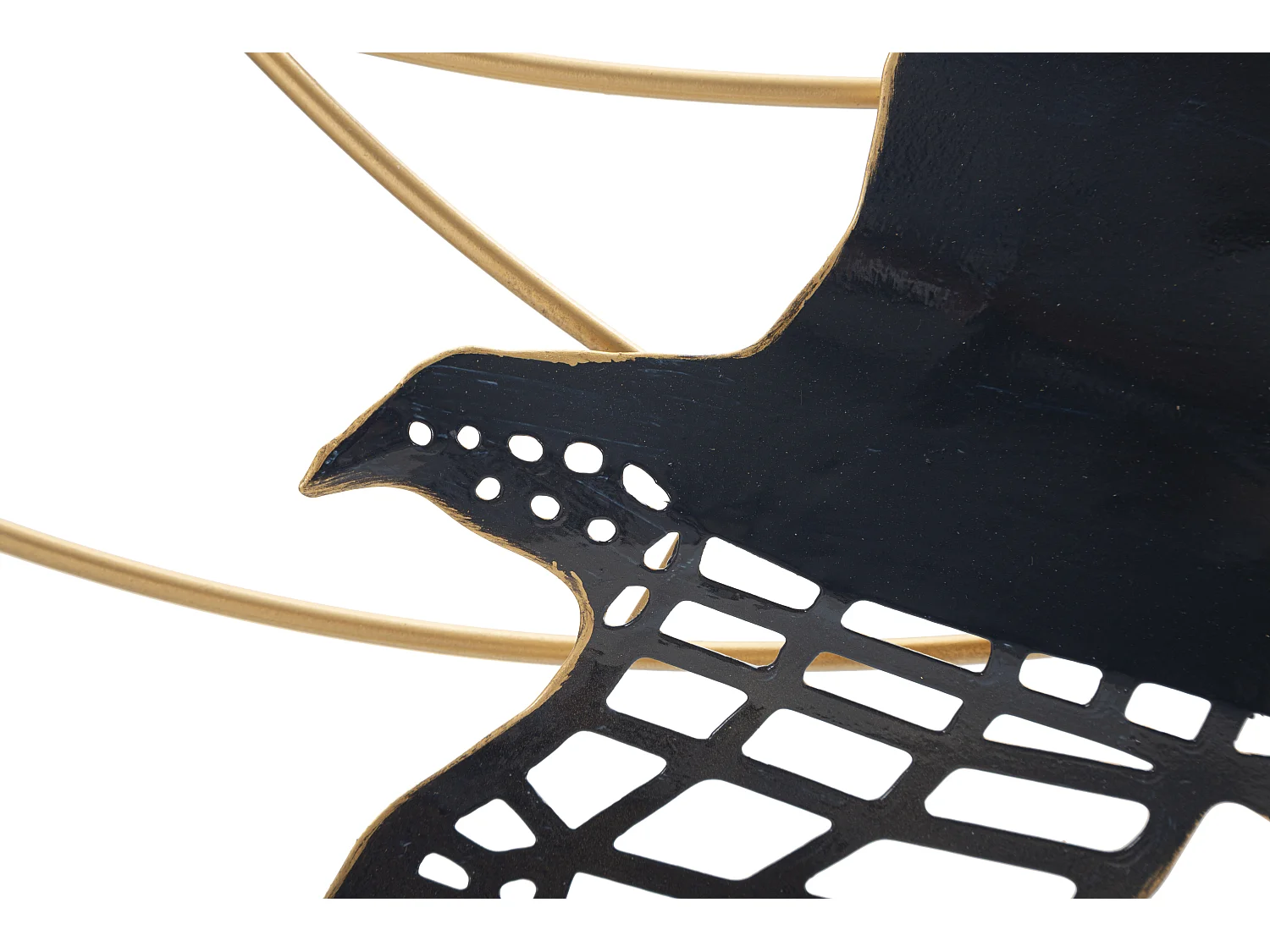 Décoration Murale en Métal "Oiseaux" 90cm Multicolore